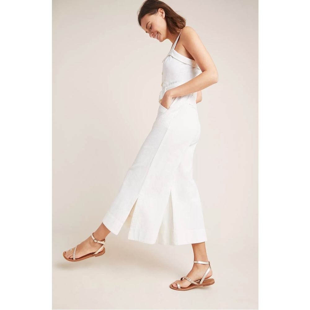 ANTHROPOLOGIE • Cape Code Jumpsuit in Ivory - Picture 15 of 15